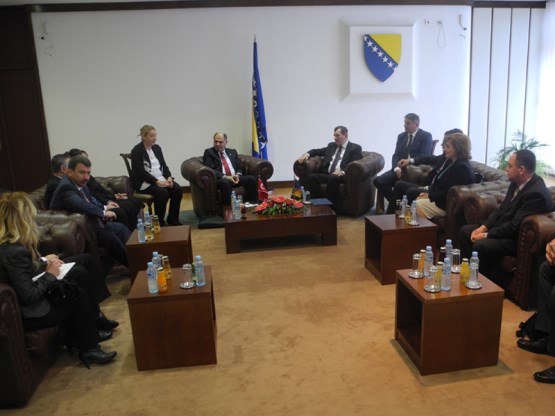 The Commission for the National Security of the Republic of Turkey in the official visit to our country due to the invitation of Joint Security and Intelligence Committee on Supervision of the work of Intelligence and Security Agency of BiH 